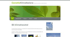 Desktop Screenshot of klimatbalans.se